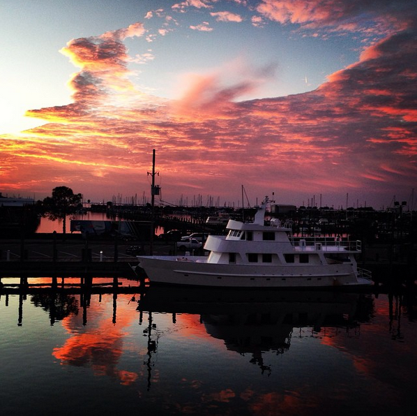 sunset on lake Pontchartrain 1st lake northshore dining guide