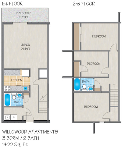 Willowood Apartments in Metairie LA - Studio, 1, 2, 3 Bedroom ...