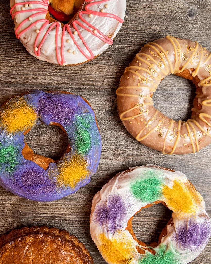 For fun flavors and incredible tastes, try Gracious Bakery's King Cake in New Orleans