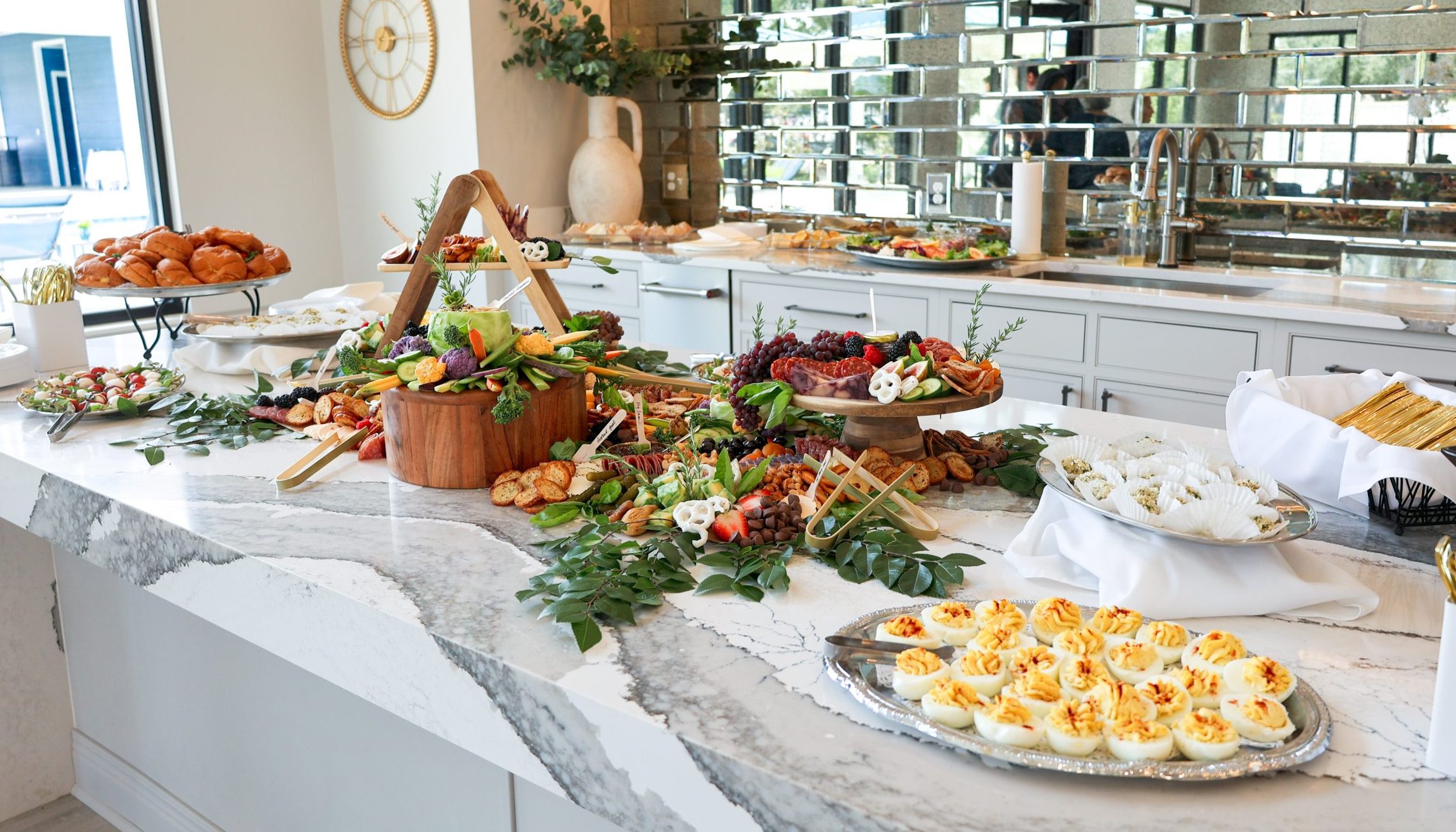 charcuterie grazing table by Tookies NOLA and catering from Patton's Fine Foods and Catering