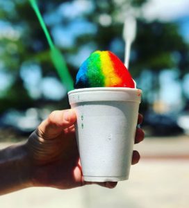 Grab a snoball, a delicious and syrupy summertime treat, at NOLA Snow in Lakeview.