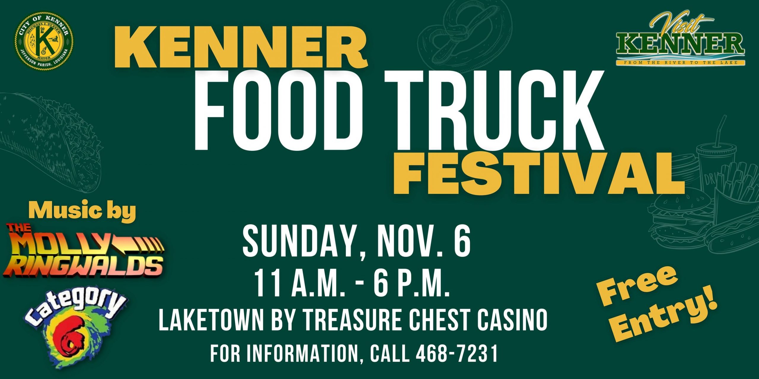 1st Lake City of Kenner Inaugural Food Truck Festival 1st Lake