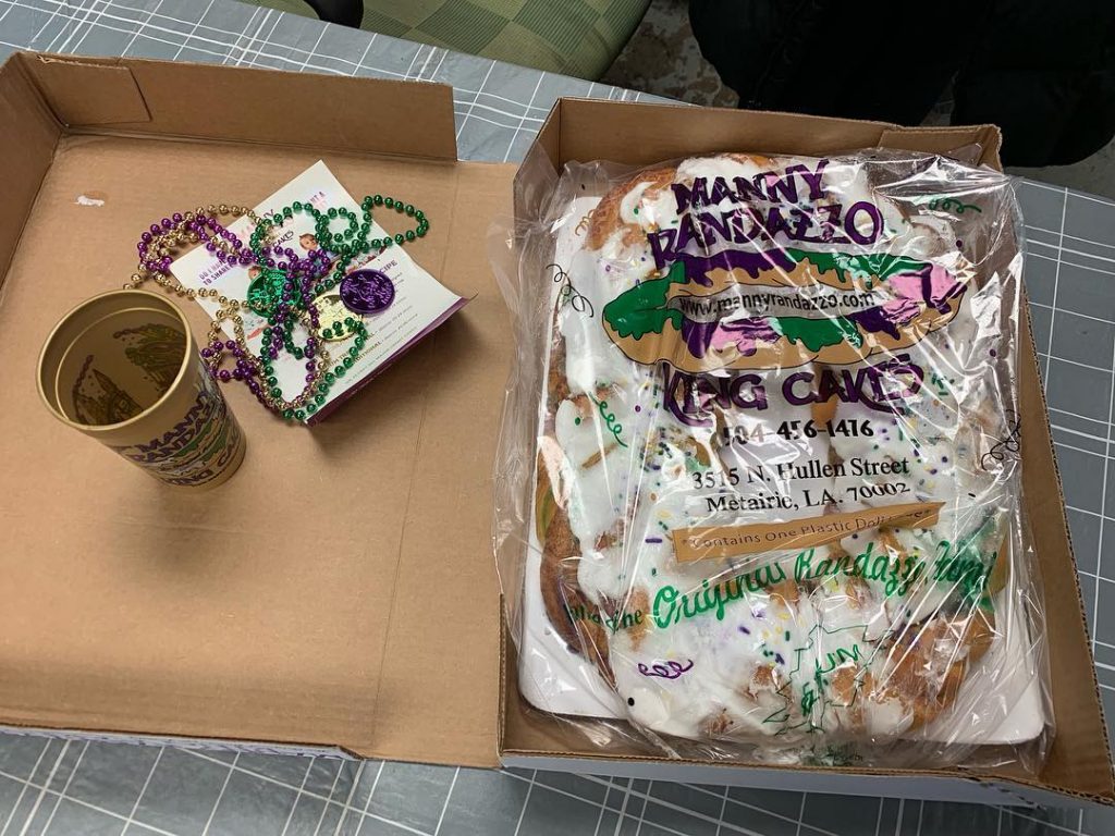 Manny Randazzo's King Cake is a must-try King Cake in New Orleans during Carnival