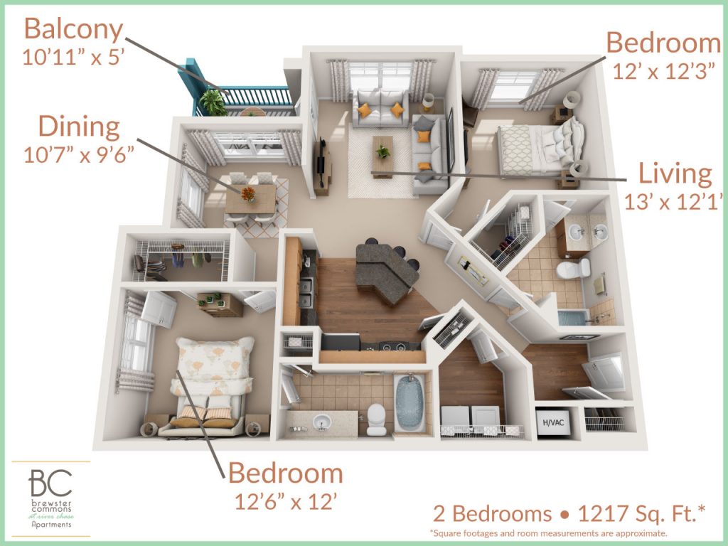 1st Lake Brewster Commons Floorplan Dimensions 1st Lake